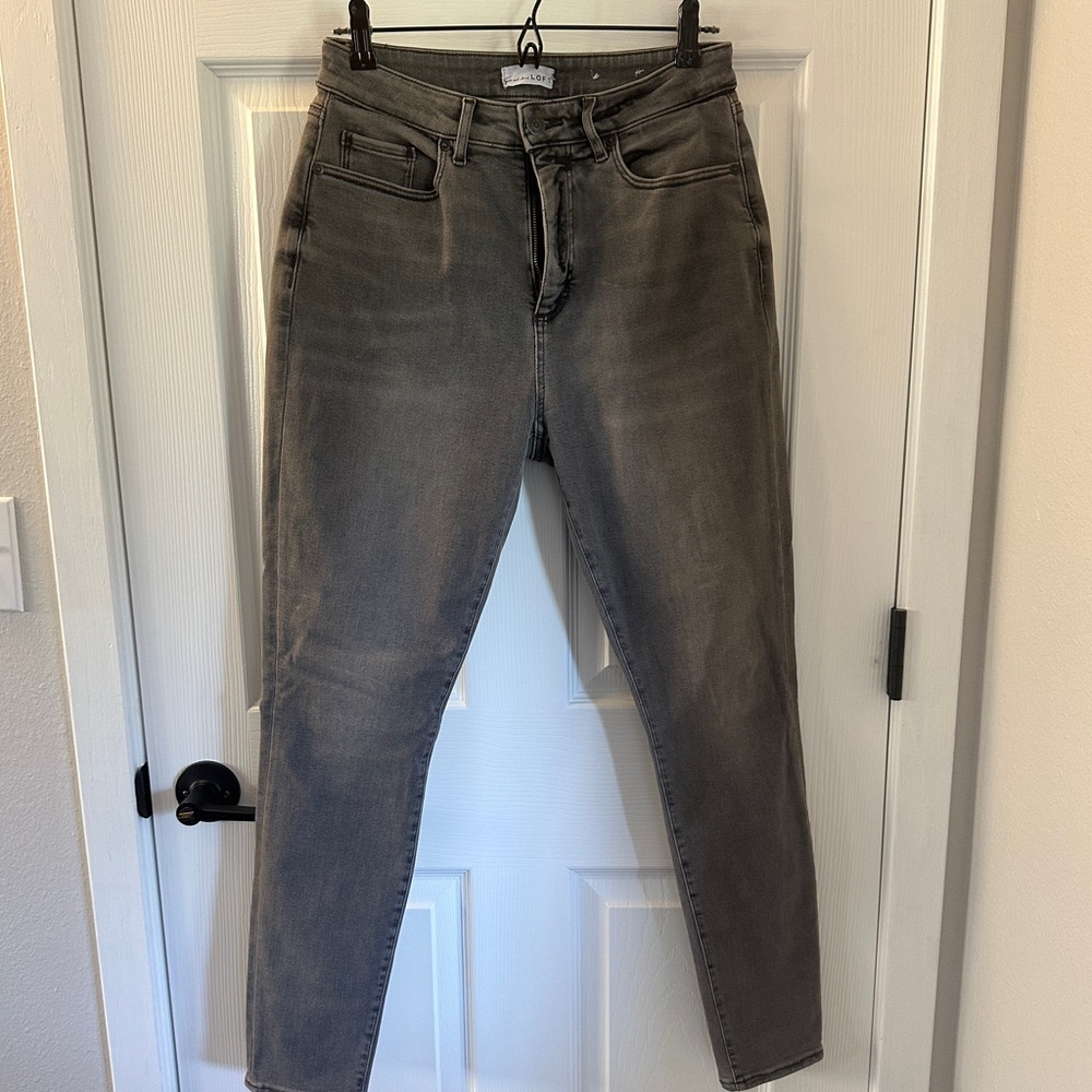 Loft | Curvy Sculpt Jegging | Gray